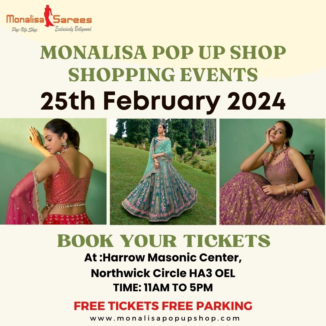 25th February 2024- Monalisa Pop Up Shop Shopping Event (Harrow Masonic Centre)