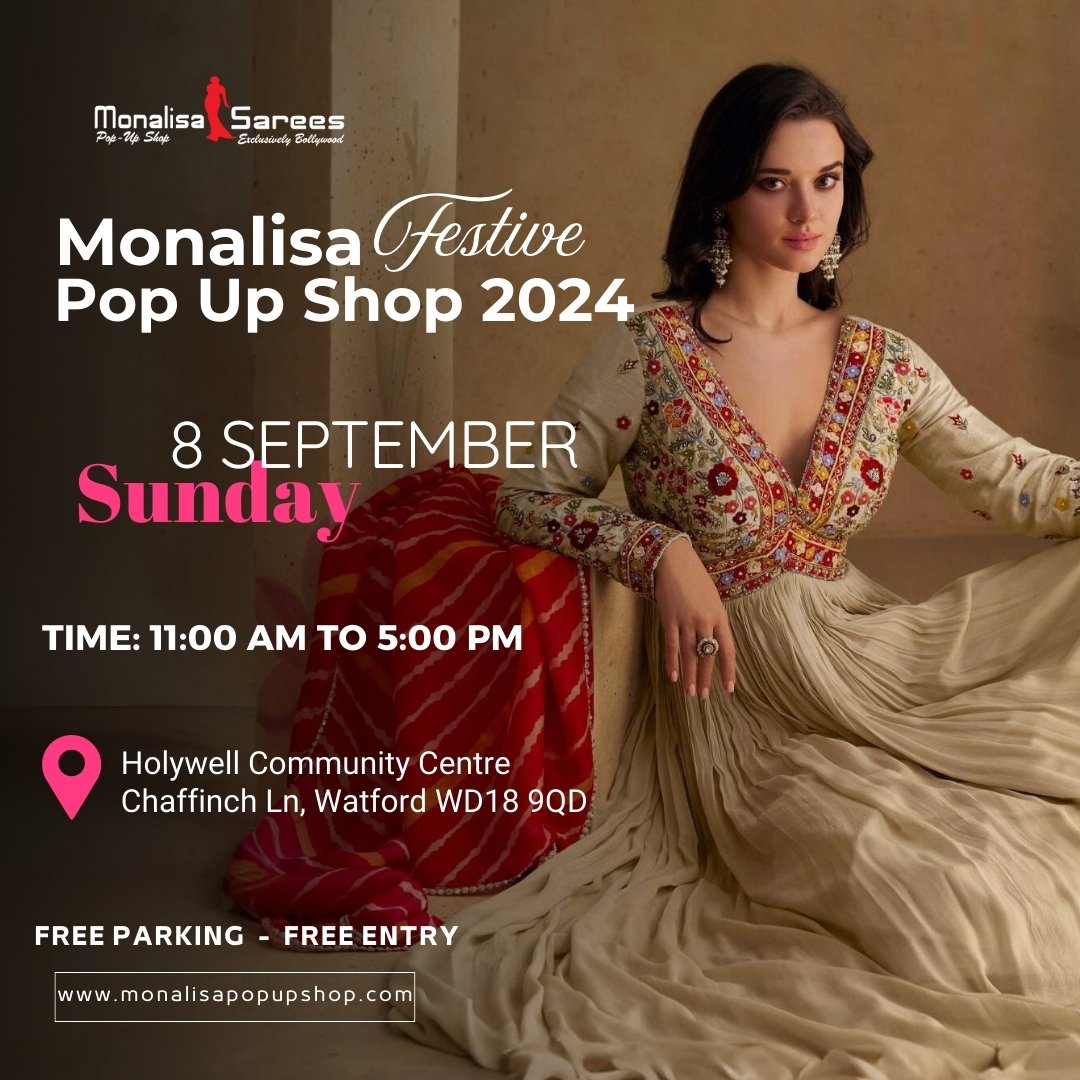 8 September 2024 -Monalisa Festive Pop Up Shop Shopping Event ( Ln, Watford WD18 9QD)