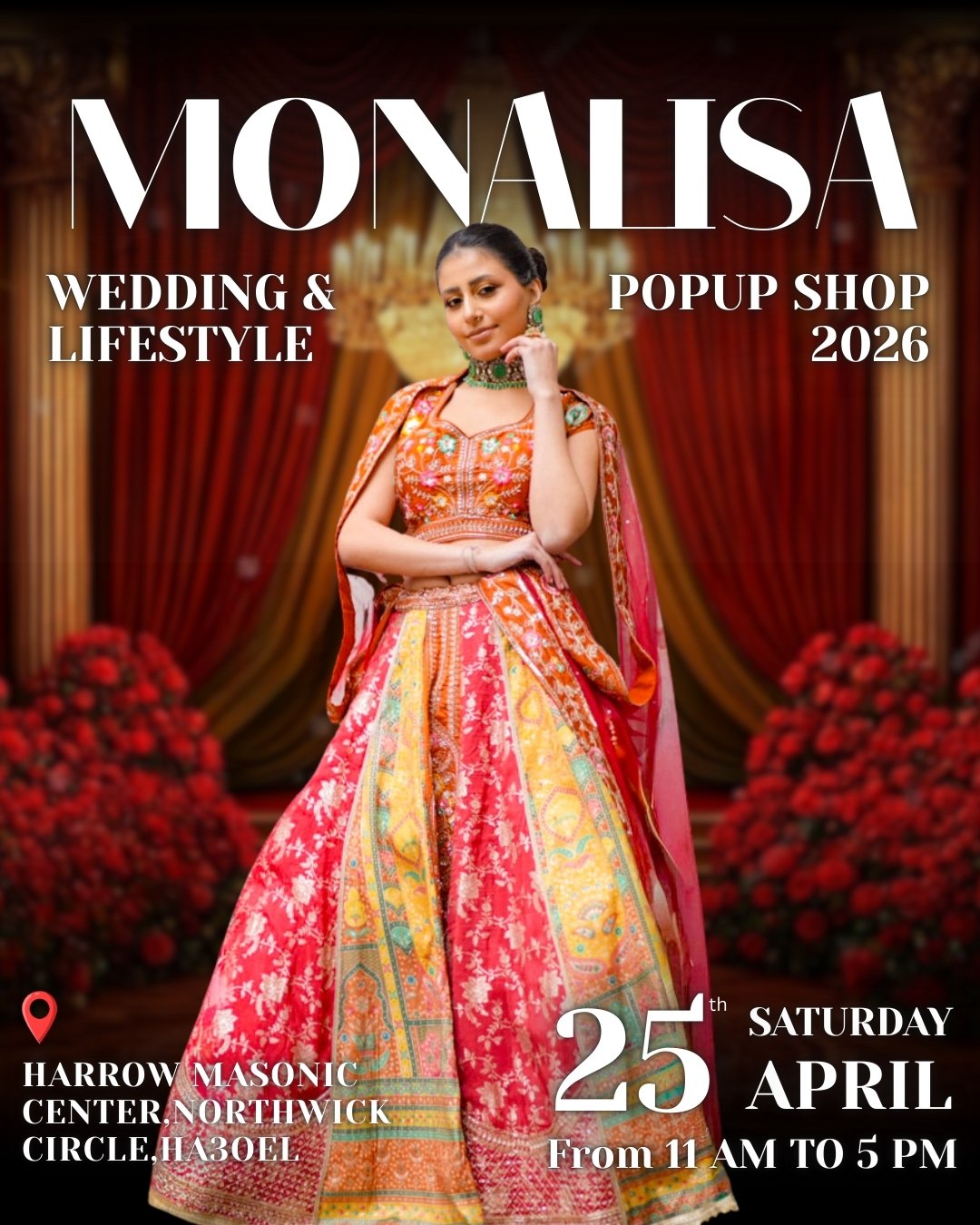 MONALISA WEDDING & LIFETYLE POPUPSHOP 2026 HARROW