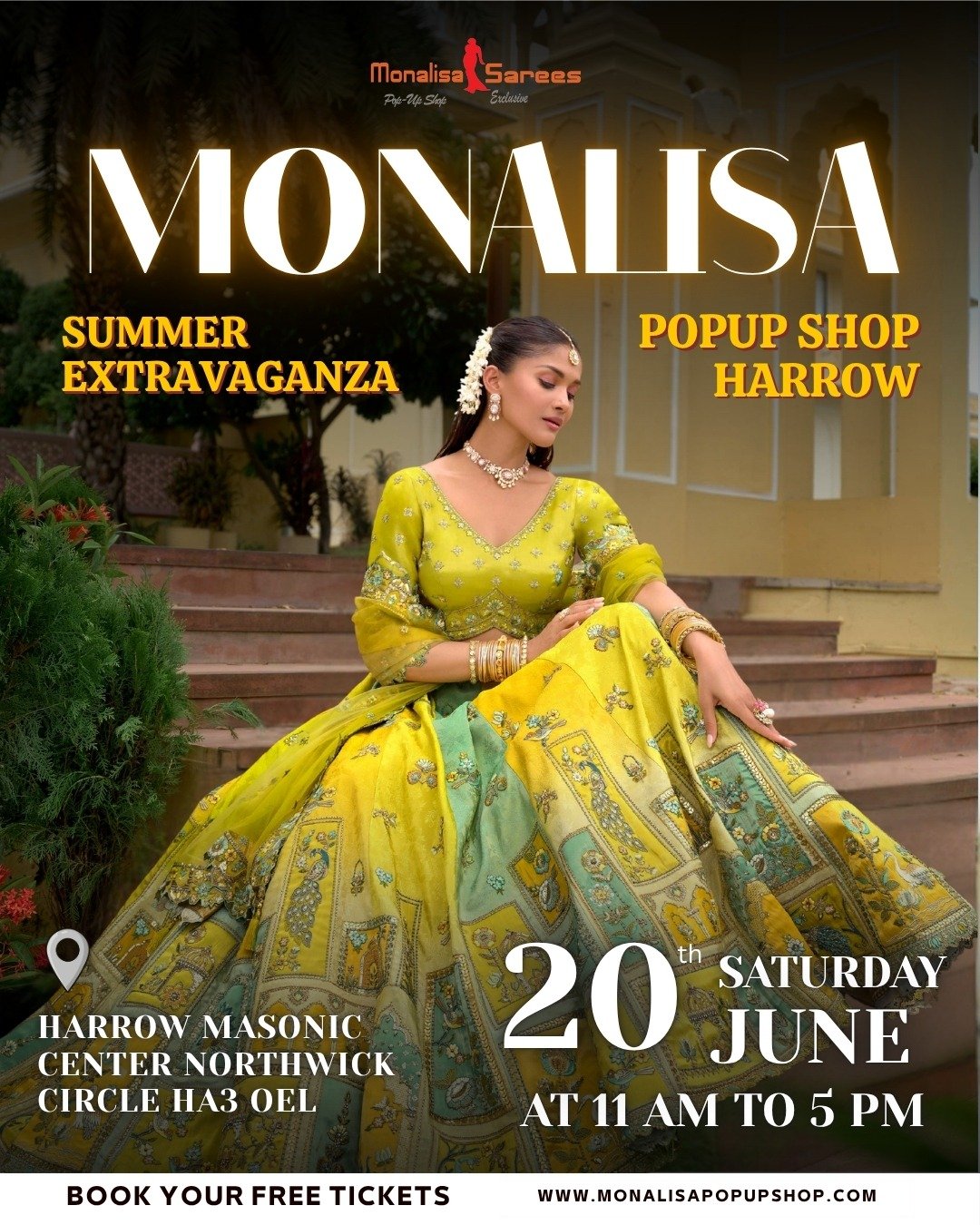 MONALISA SUMMER EXTRVAGANZA POPUP SHOP ( HARROW)