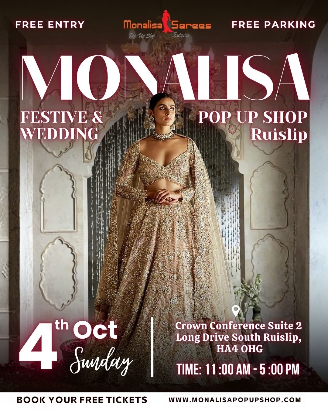 MONALISA FESTIVE & WEDDING POPUP SHOP (RUISLIP)