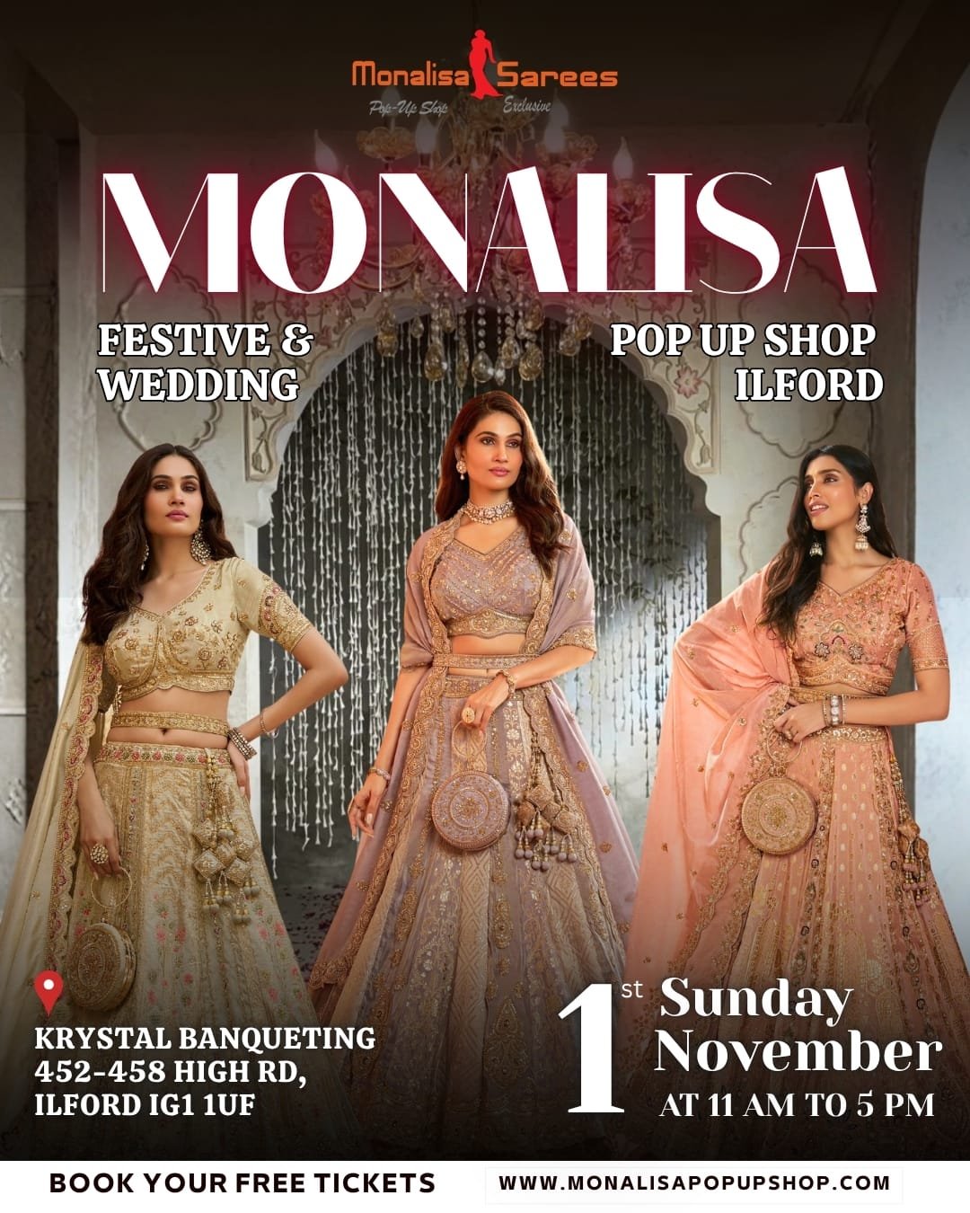 MONALISA FESTIVE & WEDDING POPUP SHOP (ILFORD)