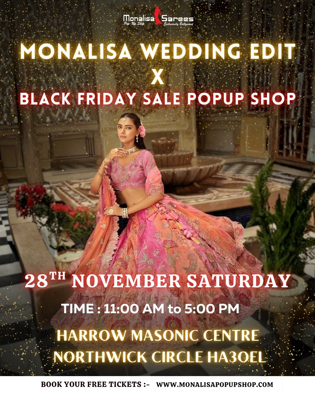 Monalisa Wedding Edit x Black Friday Sale popup shop